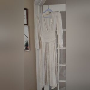 Jen's Pirate Booty Lapis Dress in Ivory